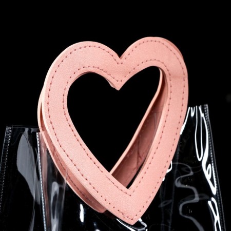 Gift package from PVC pink 20x18x10 cm-2