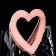 Gift package from PVC pink 20x18x10 cm