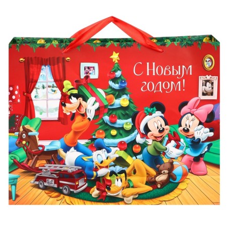 New Year. Gift package, 31x40x11.5 cm, packaging, Mickey Mouse-4
