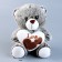 Soft toy "Mishutka with the heart", 25 cm, color mix