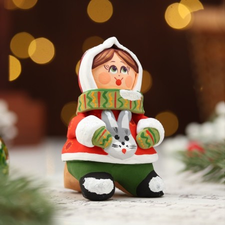 Kovrovsky toy-Svistikov "Christmas Children", ceramics