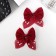 Hair clamp "Marta" (set 2 pcs) grace, 7.5 cm, red