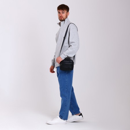 Male bag, black color-6