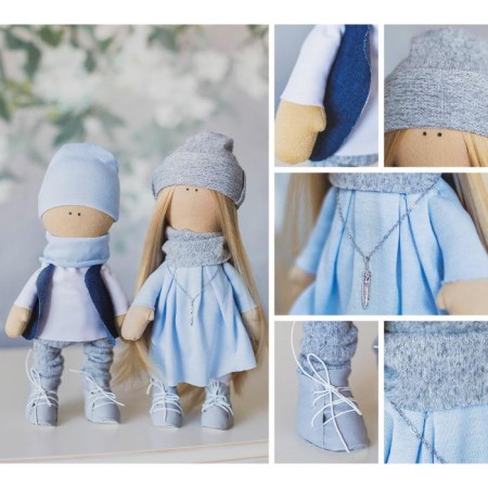 Sewing kit. Interior dolls "Nick and Nati", 30 cm-3