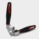 A press for garlic DIGMA, 21 cm, stainless steel, black color, red