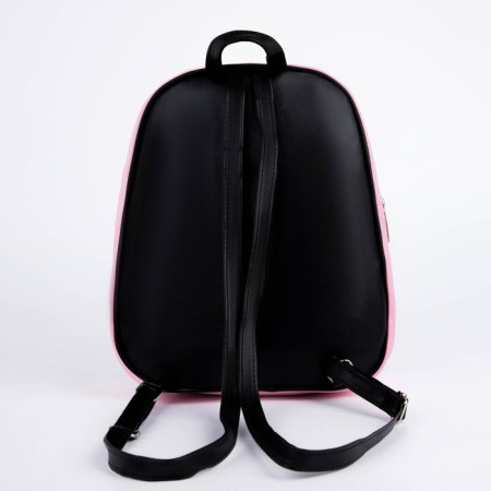 Baby backpack for a girl with a Kotik pocket, artificial leather, 27x23 x 10 cm-3