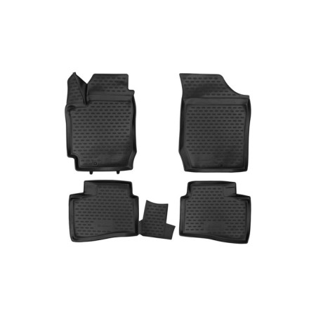 3D mats in the Kia Cerato Koup, 2009-2016, 4 pcs. (polyurethane)
