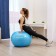 Fitball ONLYTOP, D = 85 cm, 1400 g, anti -wings, blue color