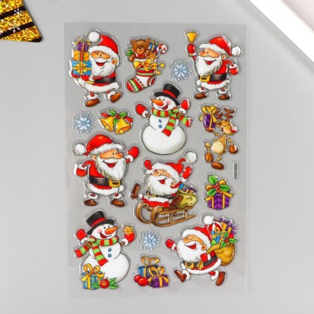 Decorative sticker Room Decor "Santa Claus" 14x21 cm