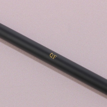 Makeup brush, fan, 16.5 (+/- 1) cm, black color-4