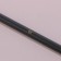 Makeup brush, fan, 16.5 (+/- 1) cm, black color