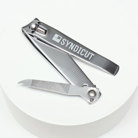 Pleshoper nippers are pedicure, with a file, 8.5 cm, in PVC-chechl, the color is silver, SZZ-19-D