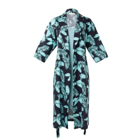 Female set (robe and combination) KAFTAN, size 40-42, turquoise color/blue-4