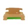 Archive box with A4 Calligrata valve, 75 mm, microhofrocardon, up to 700 sheets, green