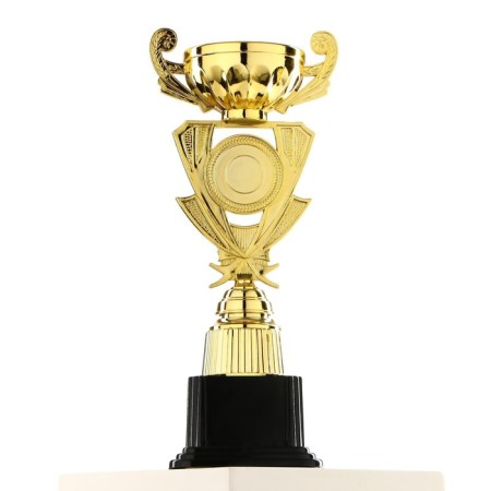 Cup 182a, award figure, gold, plastic stand, 29 × 12.5 × 9.5 cm-1