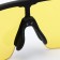 Glasses for outdoor activities "bad weather/night" with a cover, a napkin