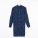 Shirt (shirt) female kaftan “peas”, blue color, size 44-46