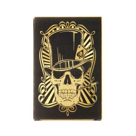 Playing plastic cards "Skull in a hat", 33 μm, 54 pcs, 8.7 x 5.7 cm-1