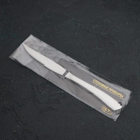 A stainless steel steak knife Magistro “Amy”, length 23 cm, silver color-2
