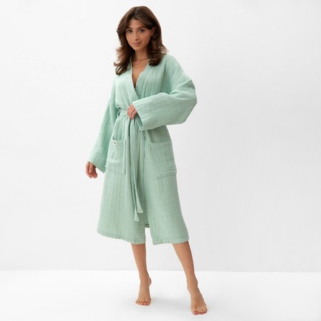 Bathbell dress. Muslinn Lovelife size 50-52, mint color, 100% HL, 4-p, 235g/m2-6