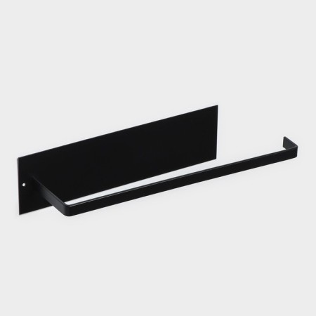 Holder for towels of the share, 28 × 6 × 7 cm, black color