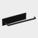 Holder for towels of the share, 28 × 6 × 7 cm, black color