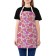 Apron of a kitchen with a photo print “Many hearts”, adjustable, size OS