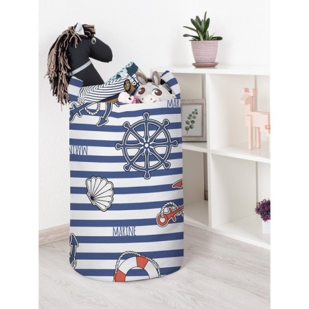 Basket for toys "Sea plot, size 40x60 cm
