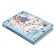 Gift notebook, A6, 100 sheets, a colored block, with a curly knife on a magnet, "anime", mix
