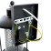 Sadovo-park lamp Feron PL721, IP44, E27, 60 W, 250x180x300 mm, black color