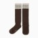 New Year. Women's golfs from Mongolian wool, chocolate color with a pattern, river 36-42