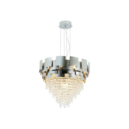 Crystal chandelier with Ambrella Light, Traditional, Tr5242, E14, Silver Color-1