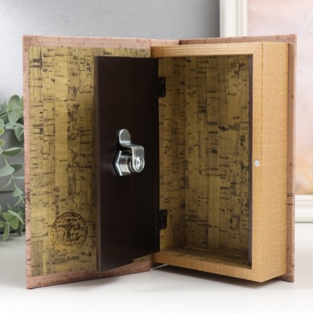 Safe Brush Tree to the leatherette "Eiffel Tower. Vintage" 21x13x5 cm-3
