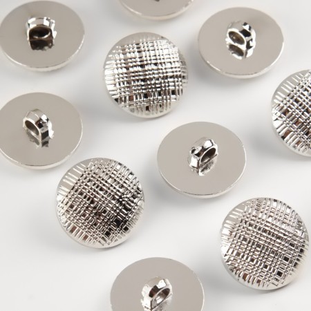 A button on the leg, d = 18 mm, the color is silver-1