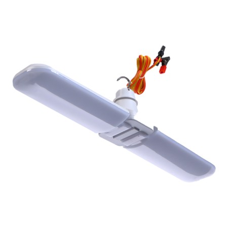 Camping lamp, 15 W, SMD 2835, cable L-1.5 m, with a clamp from 12 V, 5.6 x 24 cm-2