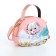 Bag's bag with lightning, coral color