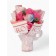 Bouquet of 6 pink roses and 1 designer rose