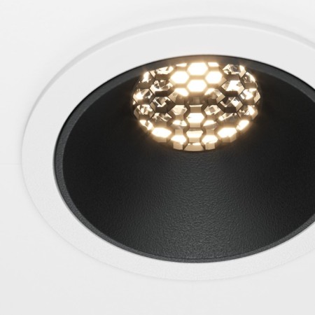 The built-in lamp Technical DL043-01-10W3K-D-RD-WB, LED, 10 W, 65x65x52 mm, 450 lm, 3000k, white-black-8