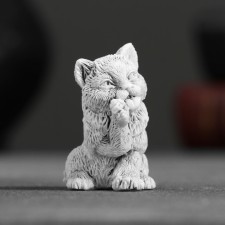 Сувенир "Котенок умывается маленький" 4,5см