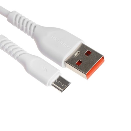 ONE Depot S08WM, microUSB - USB, 2.4 A, 1 meter, white