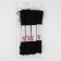 Rubber bands, 6 mm, 5.5 ± 0.5 m, 4 pcs, black color