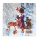 New Year's napkins Paper Home Collection Classic "Forest Friends", 3 layers, 33x33 cm, 20 pcs