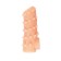 Kokos nozzle is realistic with additional stimulation, TPE, bodily, 15.6 cm, s
