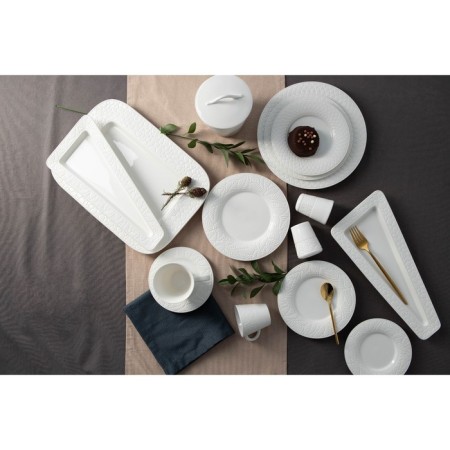 Porcelain dish for supply Magistro Crotone, 33.4 × 15.8 × 2.5 cm, white color-6