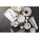 Porcelain dish for supply Magistro Crotone, 33.4 × 15.8 × 2.5 cm, white color
