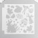 Plastic stencil "Easter" 13x13 cm