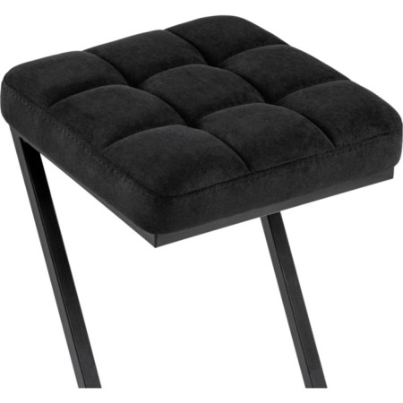 Harmain amauri metal/velor, black/black 35x36x64 cm-4