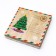 Birch for cookies "Christmas Post", 18 x 18 x 3 cm