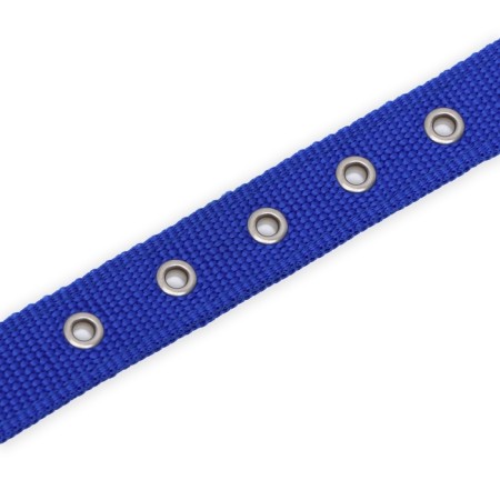 Two -layer collar with a swivel 55 x 2.5 cm, polyester, blue-8