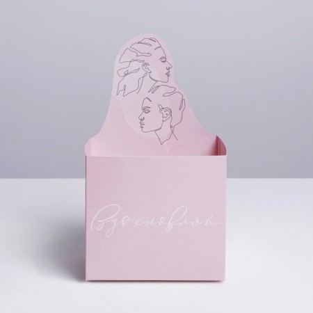 Boxes for mini bouquets "Line", 12 × 20 × 10 cm-1